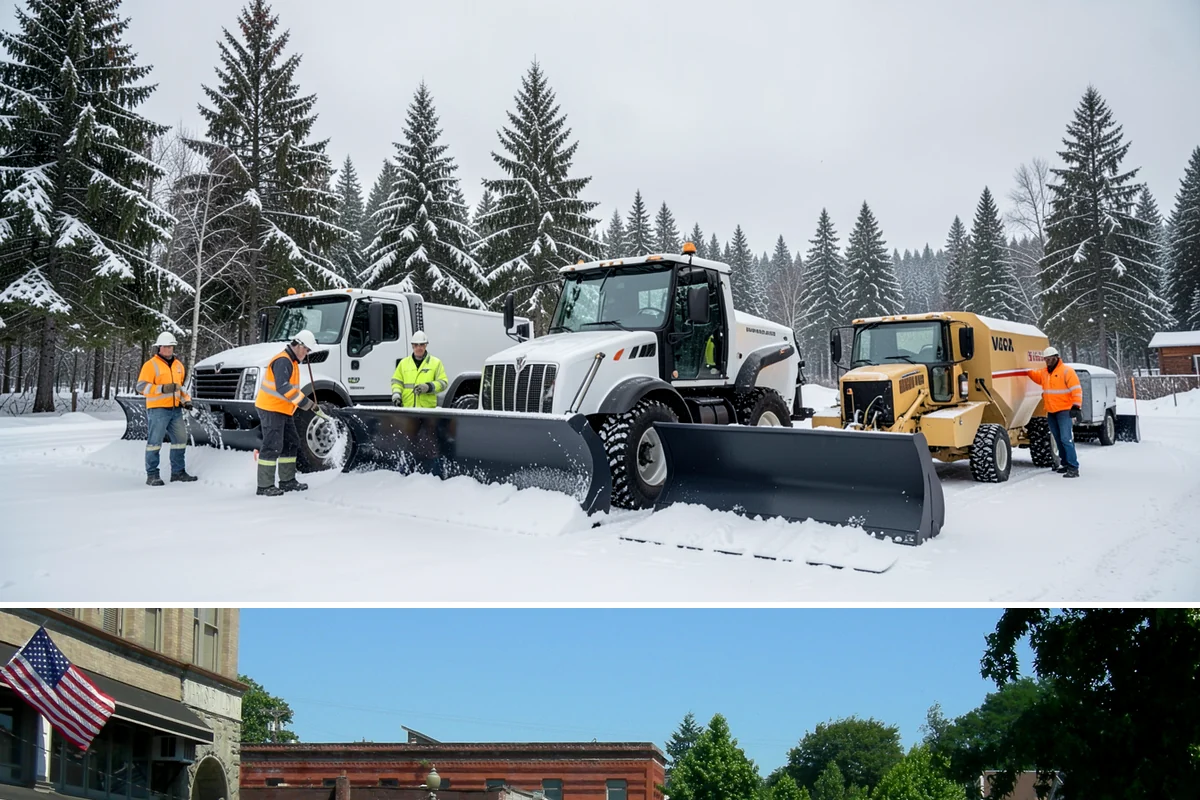 Condominium Parking Lot Snow Removal in Snohomish, Snohomish County, WA - Condominium lots in the Puget Sound region see peak snow activity from mid-December through February during repeated freeze-thaw...