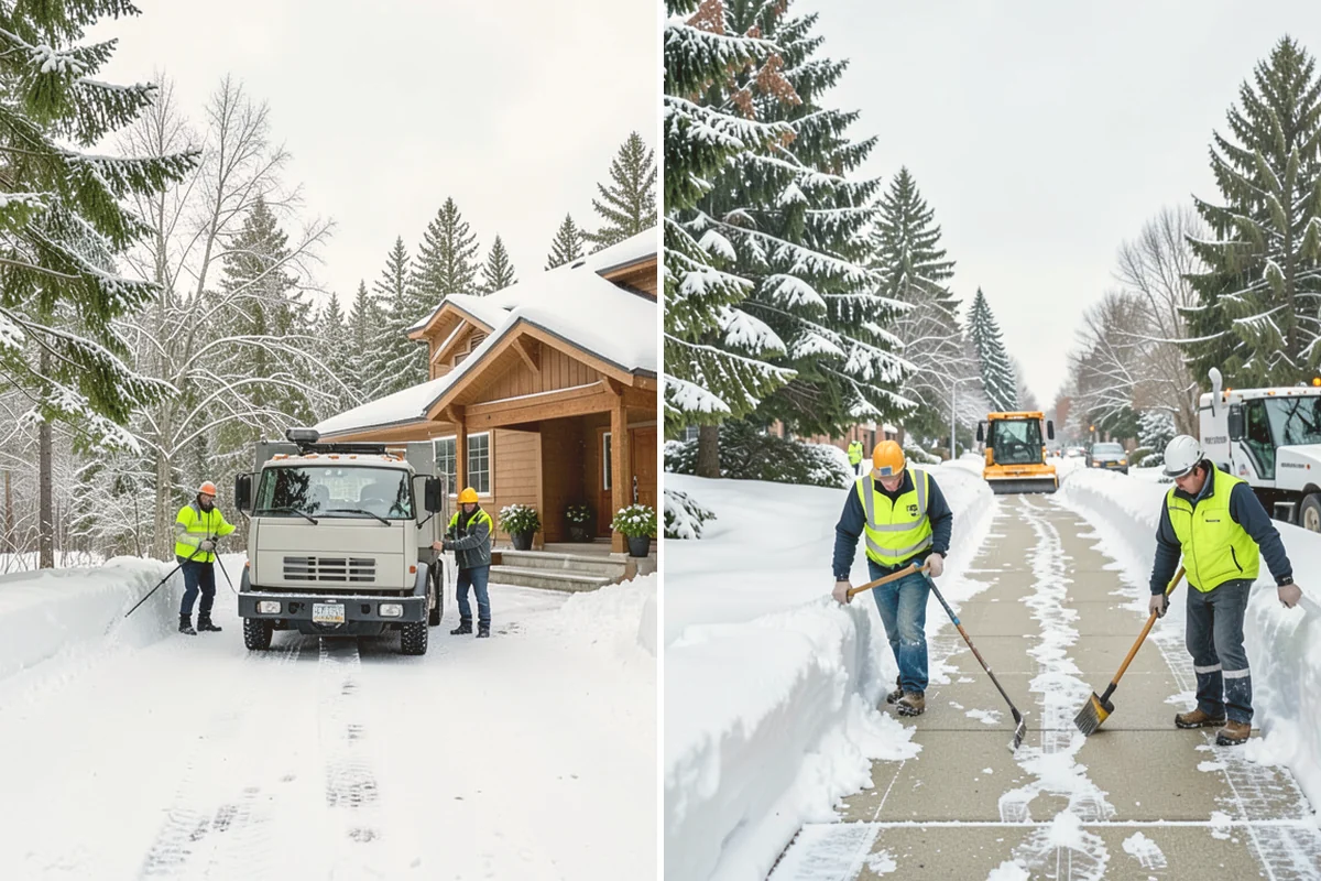 Condominium Parking Lot Snow Removal in Stanwood, Snohomish County, WA - Inspect the lot, garage ramps, and interior pinch points with association contacts