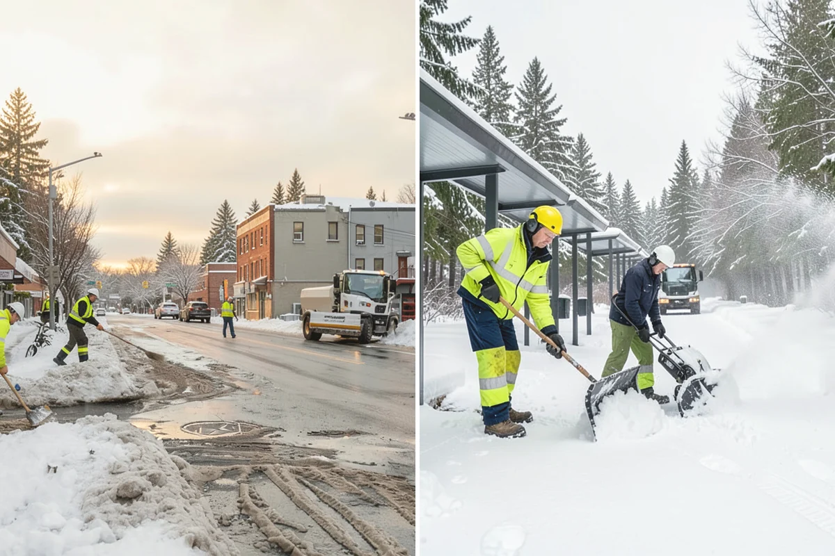 Condominium Parking Lot Snow Removal in University Place, Pierce County, WA - Inspect the lot, garage ramps, and interior pinch points with association contacts