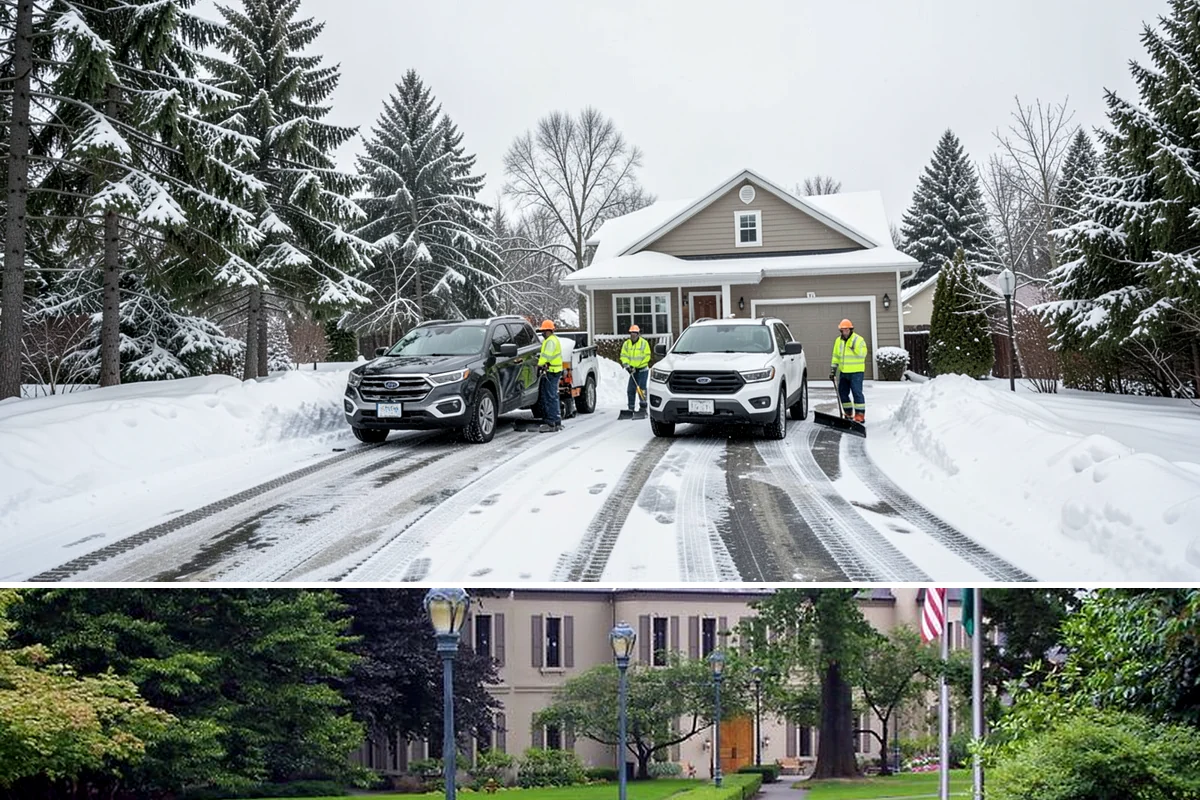 Condominium Parking Lot Snow Removal in Woodinville, King County, WA - Condominium lots in the Puget Sound region see peak snow activity from mid-December through February during repeated freeze-thaw...