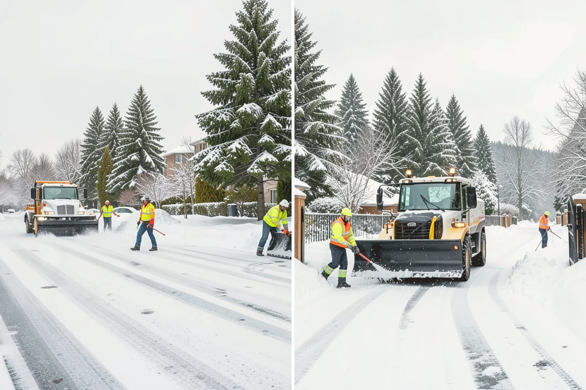 Condominium Sidewalk Clearing in Algona, King County, WA - Review association maps to identify all common-element walkways