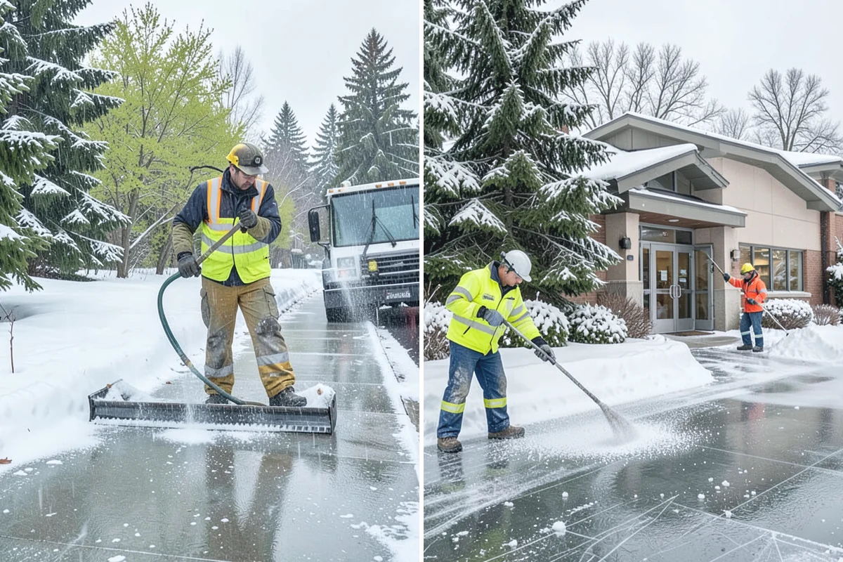 Condominium Sidewalk Clearing in Beaux Arts Village, King County, WA - Review association maps to identify all common-element walkways