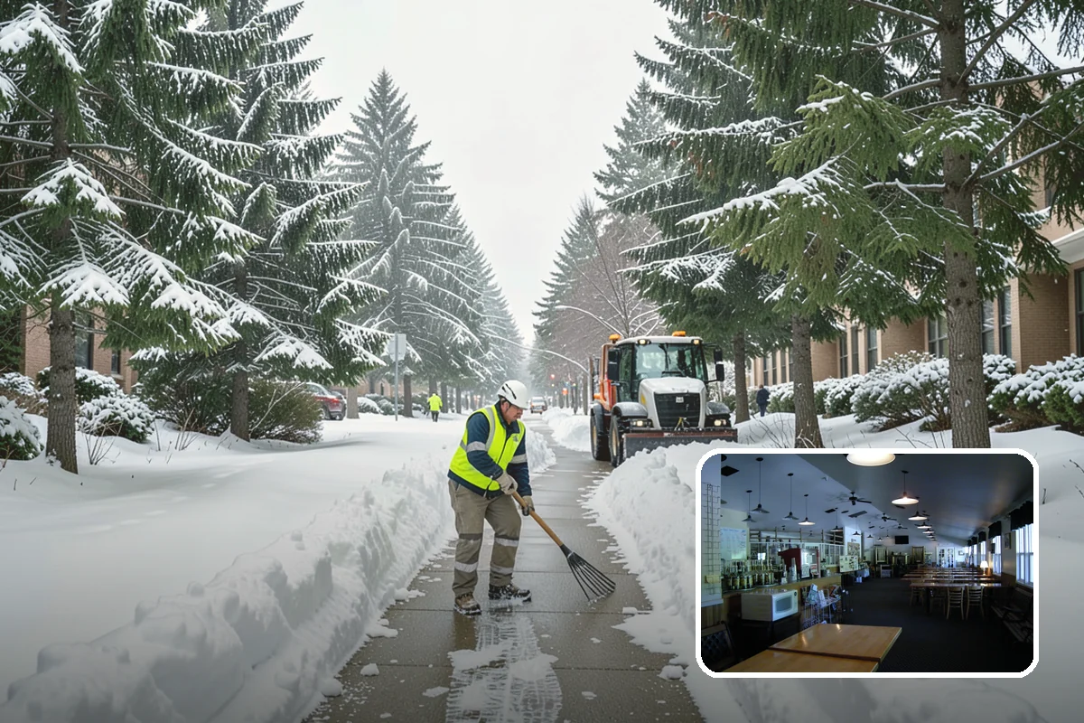 Condominium Sidewalk Clearing in Black Diamond, King County, WA - Fulfills the board's common-area maintenance obligation cleanly