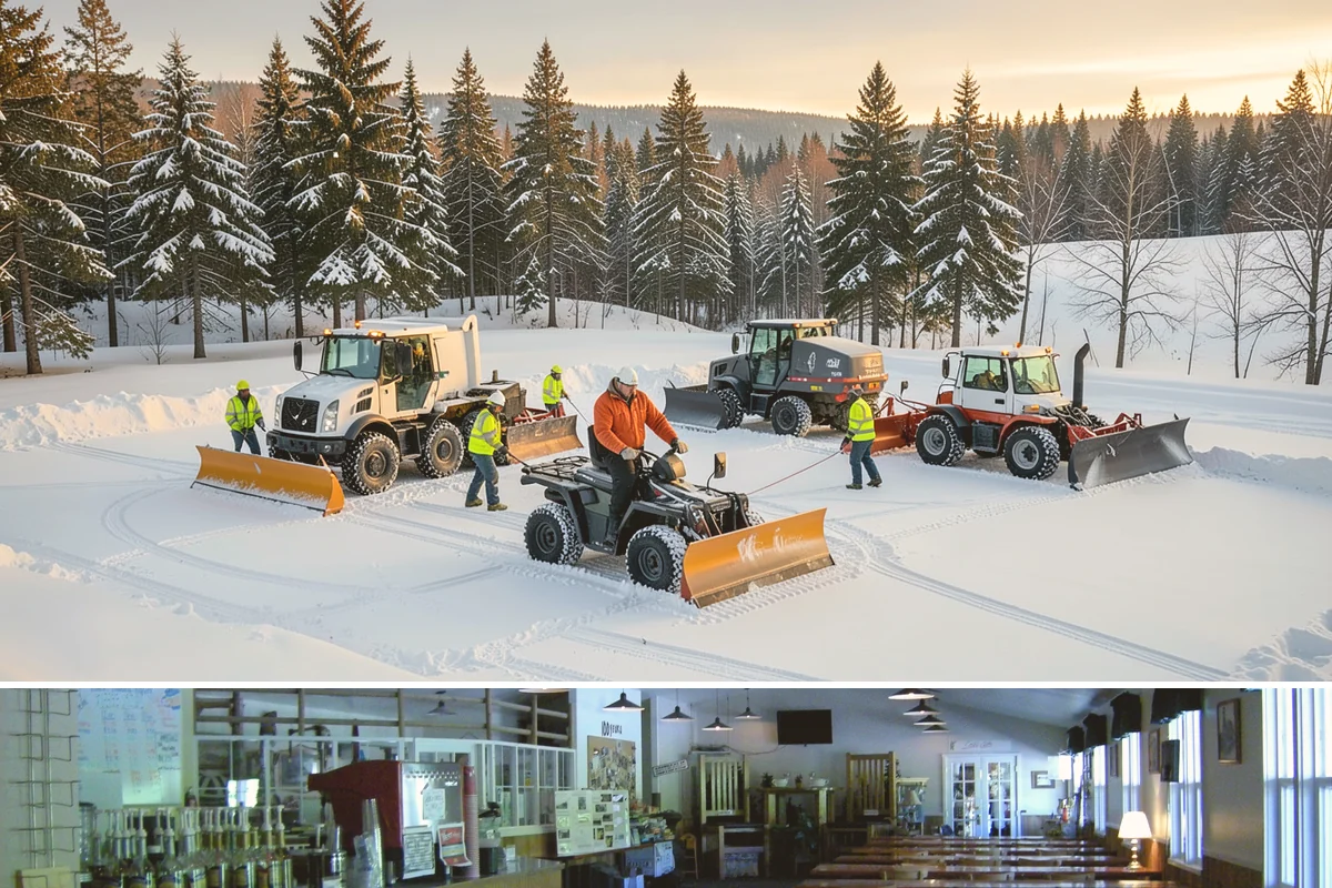 Condominium Sidewalk Clearing in Black Diamond, King County, WA - Condo associations see the greatest need from late fall through February, when freezing rain and refreeze cycles glaze shared...