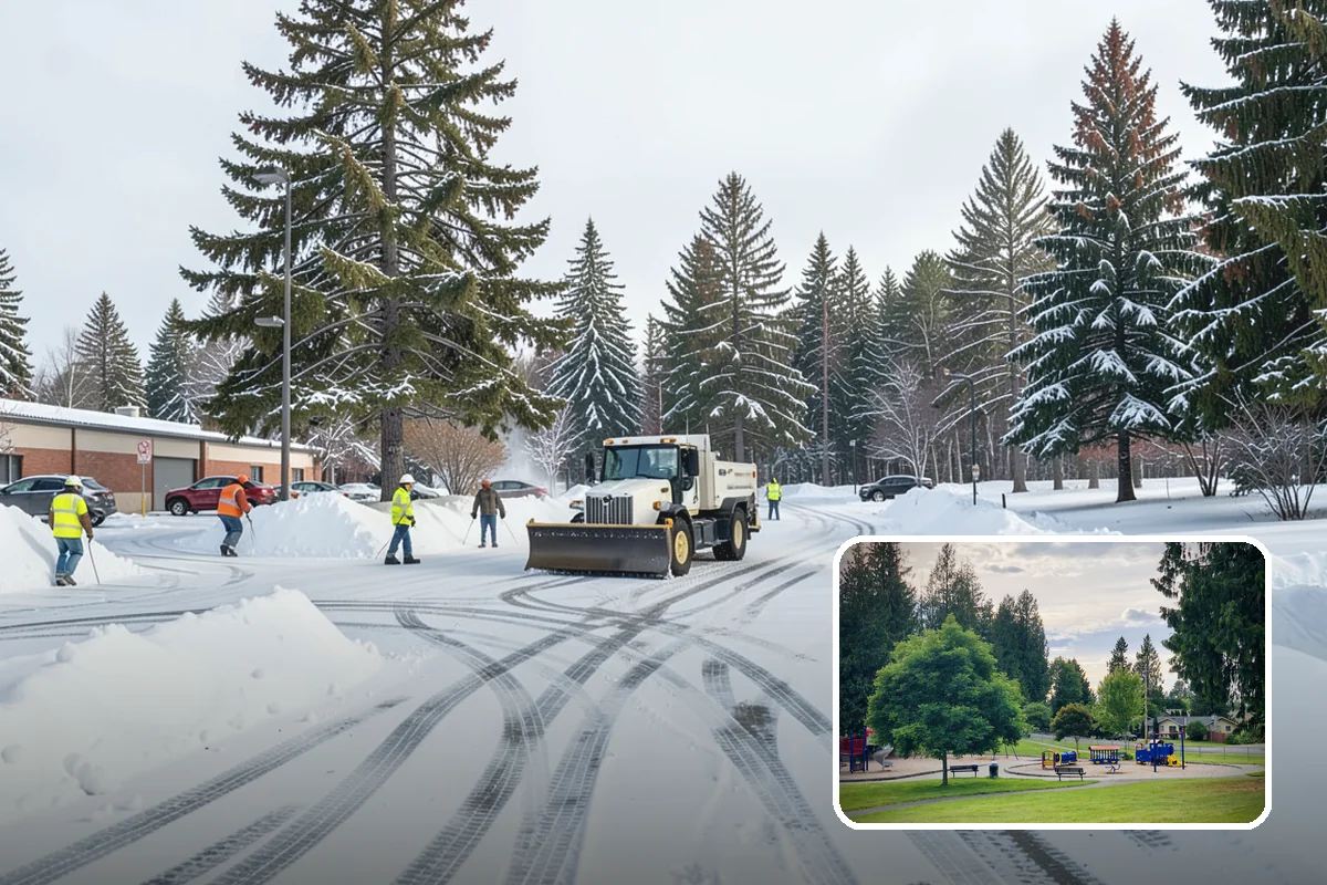 Condominium Sidewalk Clearing in Bonney Lake, Pierce County, WA - Fulfills the board's common-area maintenance obligation cleanly