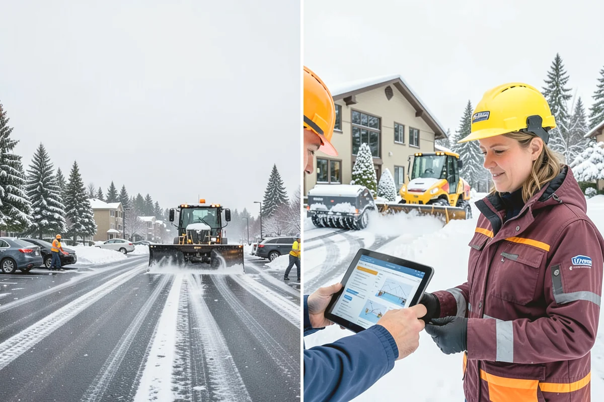 Condominium Sidewalk Clearing in Burien, King County, WA - Review association maps to identify all common-element walkways