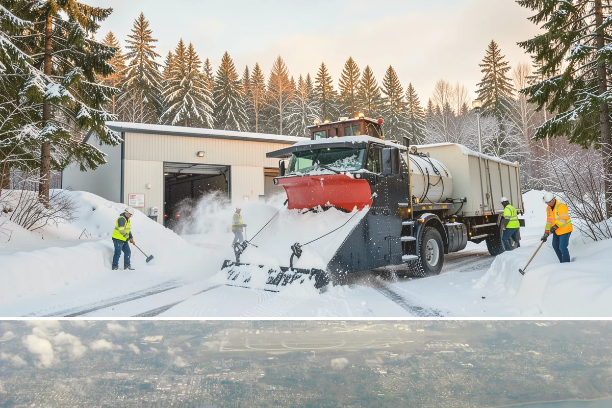 Condominium Sidewalk Clearing in Burien, King County, WA - Condo associations see the greatest need from late fall through February, when freezing rain and refreeze cycles glaze shared...