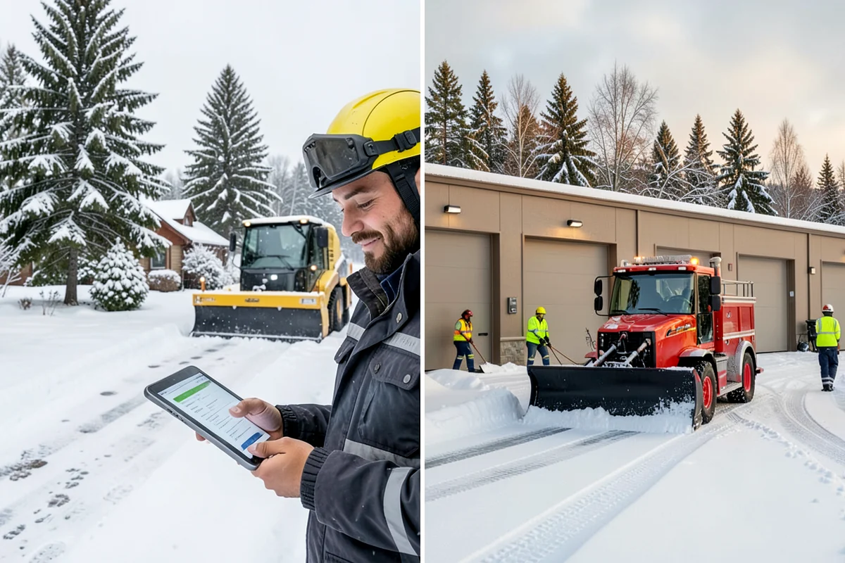 Condominium Sidewalk Clearing in Clyde Hill, King County, WA - Review association maps to identify all common-element walkways