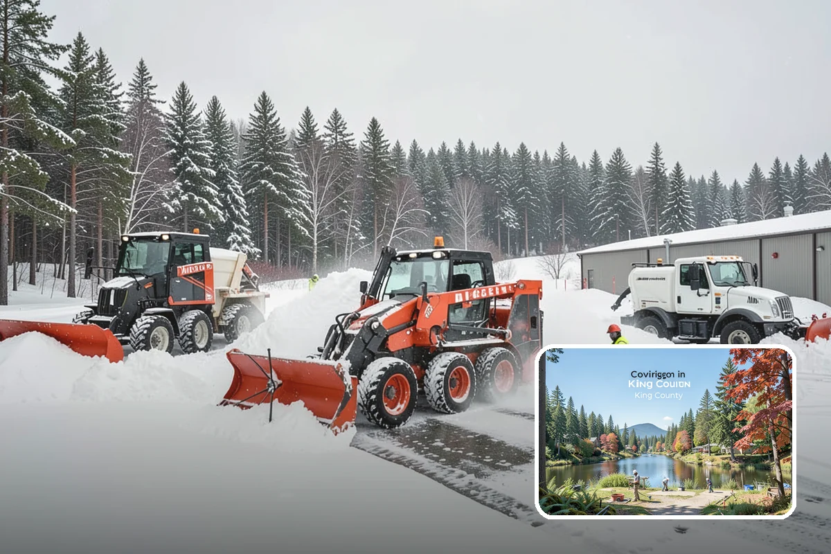 Condominium Sidewalk Clearing in Covington, King County, WA - Fulfills the board's common-area maintenance obligation cleanly