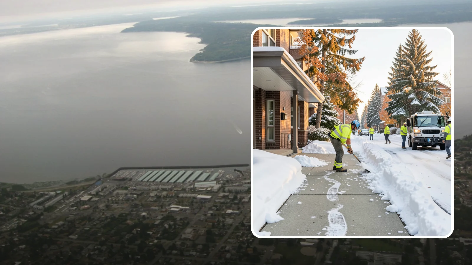 Condominium Sidewalk Clearing in Des Moines, King County, WA - Common-area walkway clearing for Western Washington condominium associations that keeps shared entries and connector paths safe...