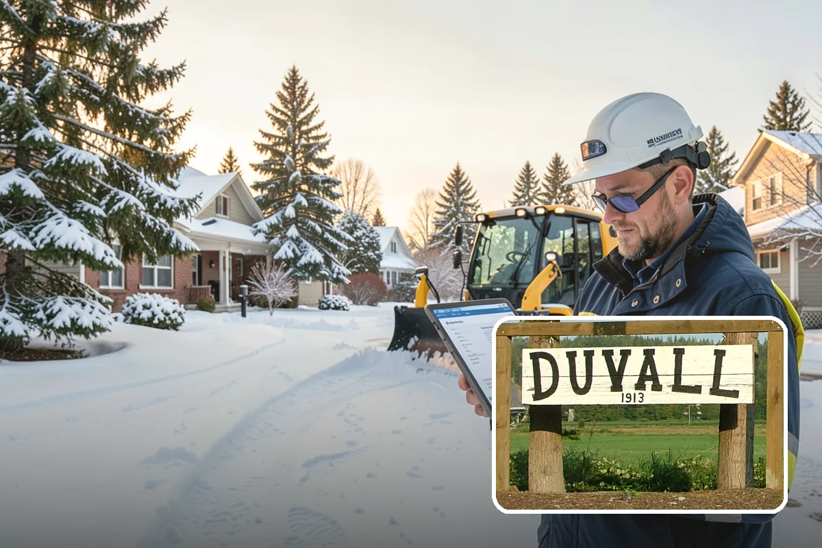 Condominium Sidewalk Clearing in Duvall, King County, WA - Fulfills the board's common-area maintenance obligation cleanly