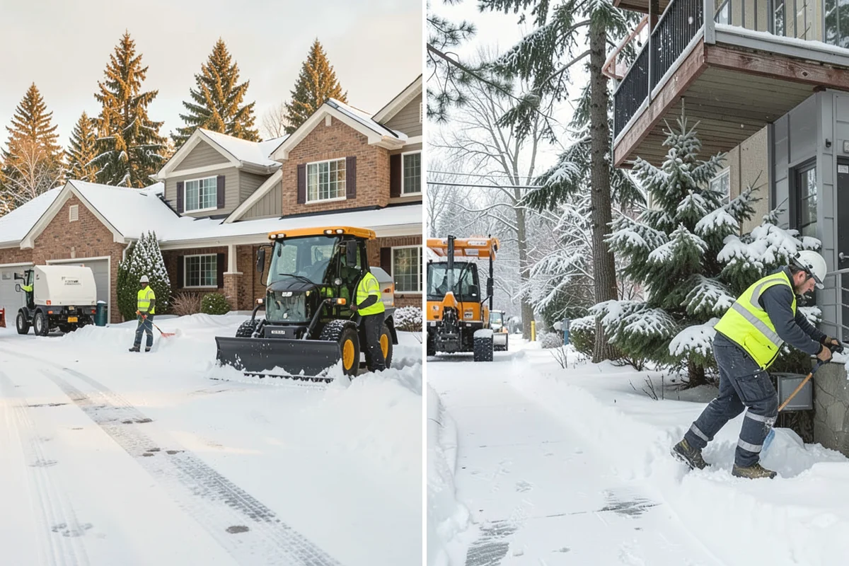 Condominium Sidewalk Clearing in Duvall, King County, WA - Review association maps to identify all common-element walkways