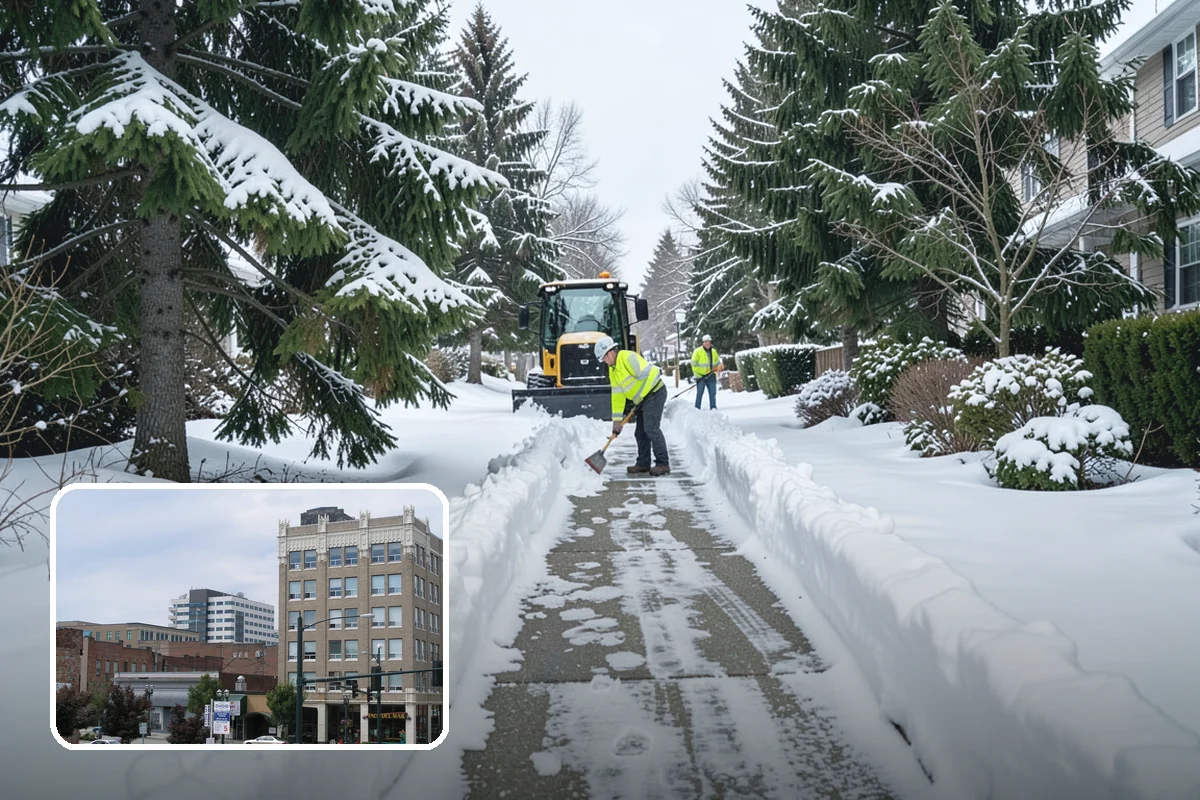 Condominium Sidewalk Clearing in Everett, Snohomish County, WA - Fulfills the board's common-area maintenance obligation cleanly