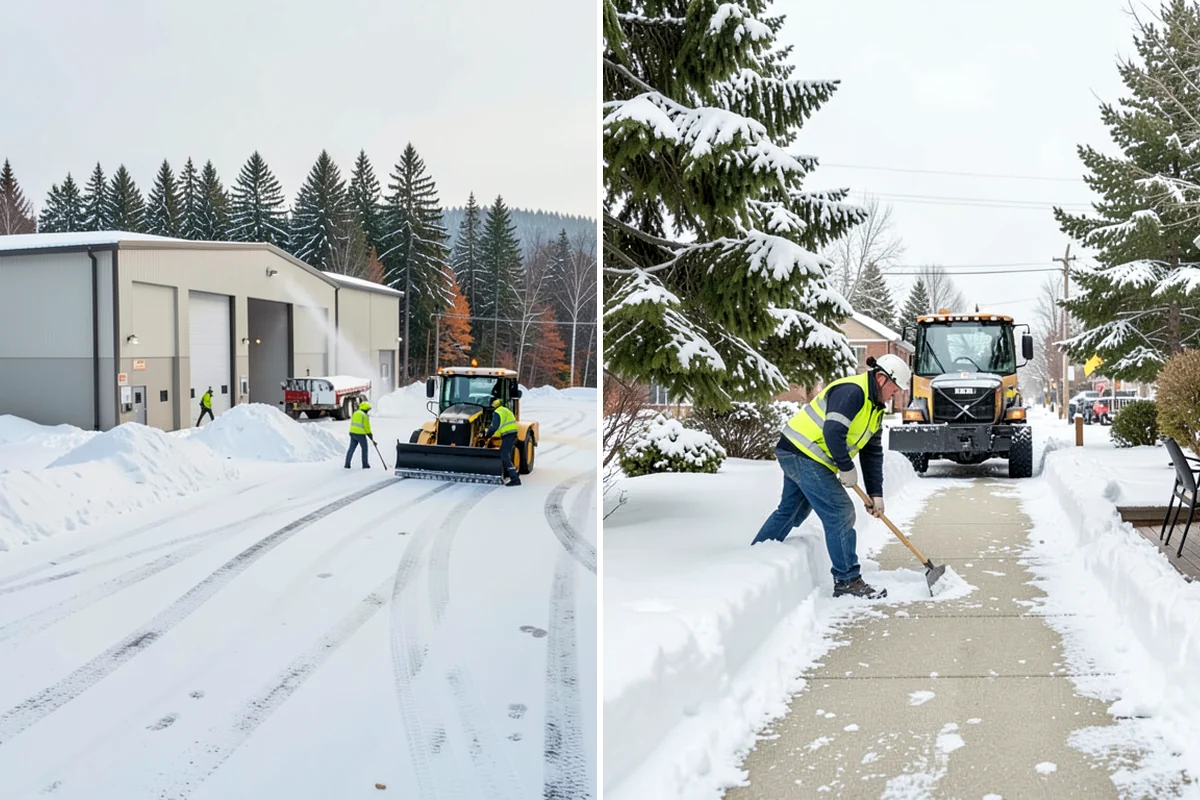 Condominium Sidewalk Clearing in Everett, Snohomish County, WA - Review association maps to identify all common-element walkways