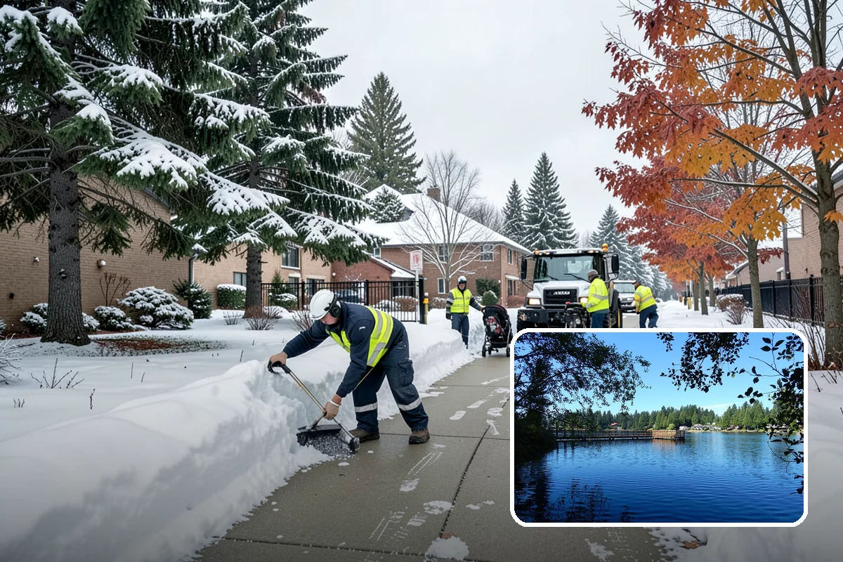 Condominium Sidewalk Clearing in Federal Way, King County, WA - Fulfills the board's common-area maintenance obligation cleanly