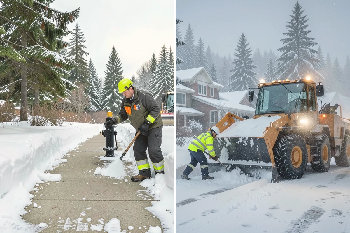 Condominium Sidewalk Clearing in Fife, Pierce County, WA - Review association maps to identify all common-element walkways