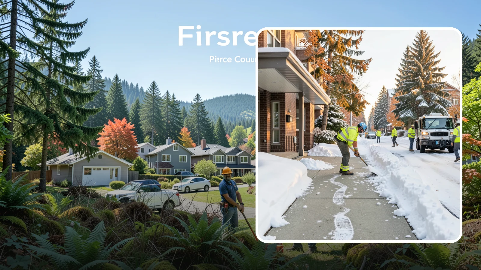 Condominium Sidewalk Clearing in Fircrest, Pierce County, WA - Common-area walkway clearing for Western Washington condominium associations that keeps shared entries and connector paths safe...