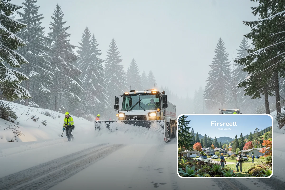 Condominium Sidewalk Clearing in Fircrest, Pierce County, WA - Fulfills the board's common-area maintenance obligation cleanly