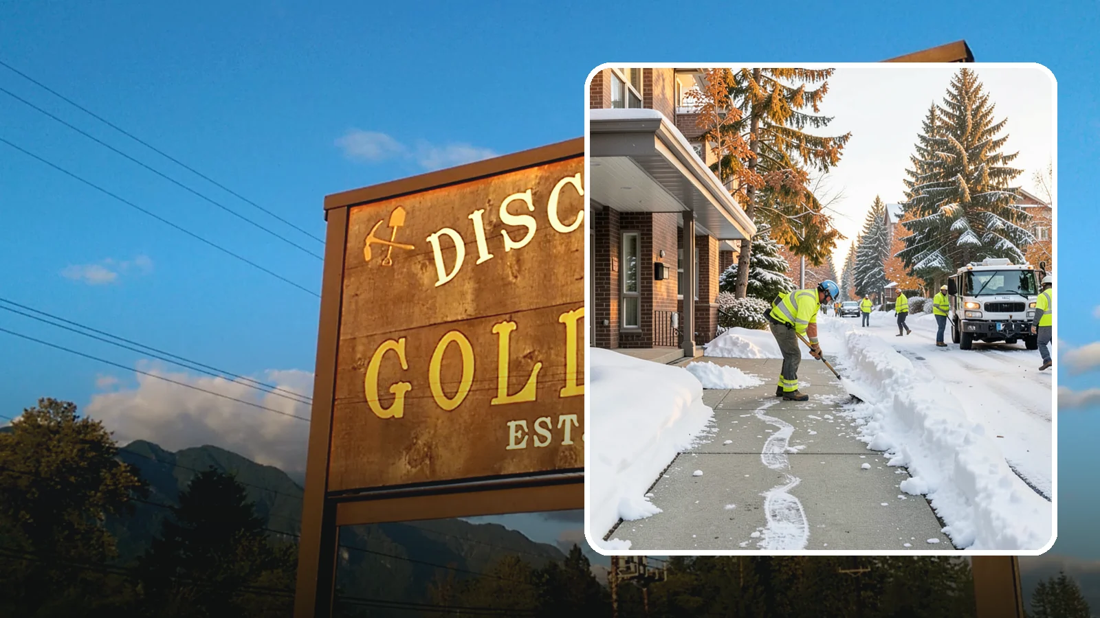 Condominium Sidewalk Clearing in Gold Bar, Snohomish County, WA - Common-area walkway clearing for Western Washington condominium associations that keeps shared entries and connector paths safe...