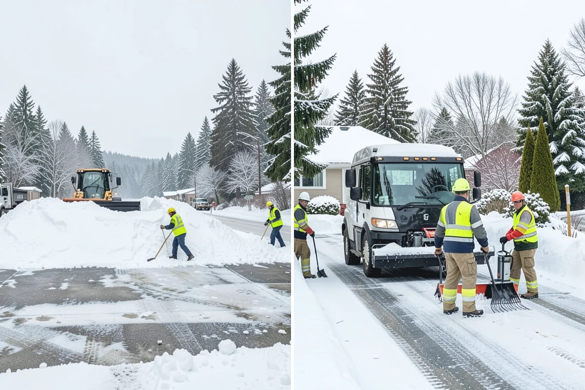 Condominium Sidewalk Clearing in Gold Bar, Snohomish County, WA - Review association maps to identify all common-element walkways