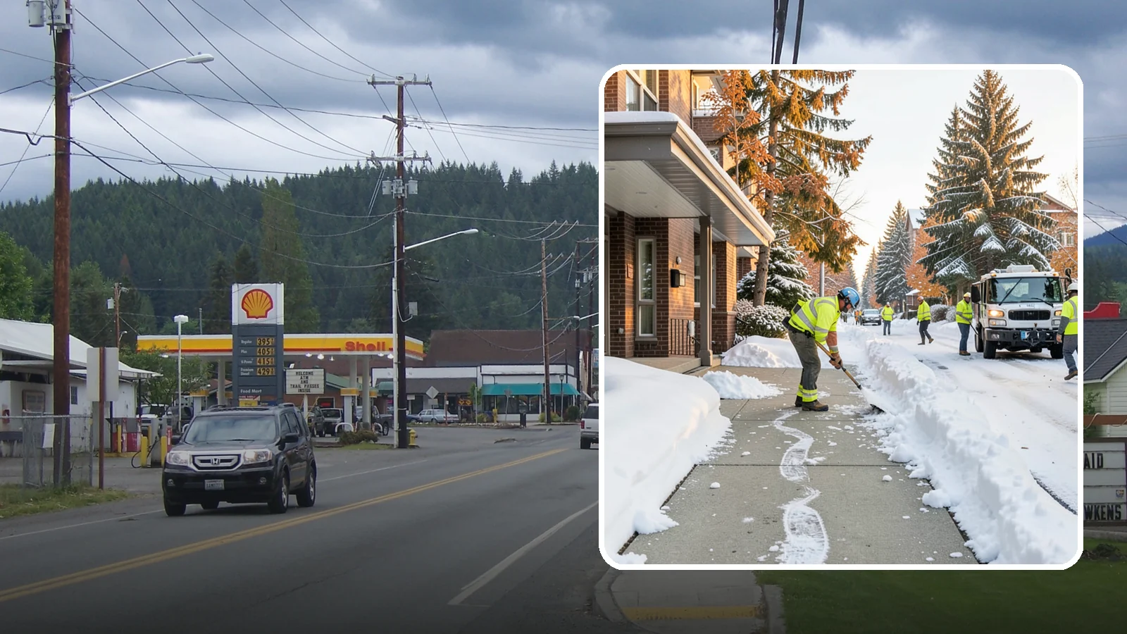 Condominium Sidewalk Clearing in Granite Falls, Snohomish County, WA - Common-area walkway clearing for Western Washington condominium associations that keeps shared entries and connector paths safe...