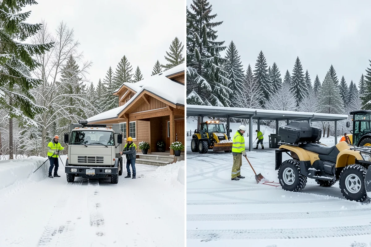 Condominium Sidewalk Clearing in Hunts Point, King County, WA - Review association maps to identify all common-element walkways