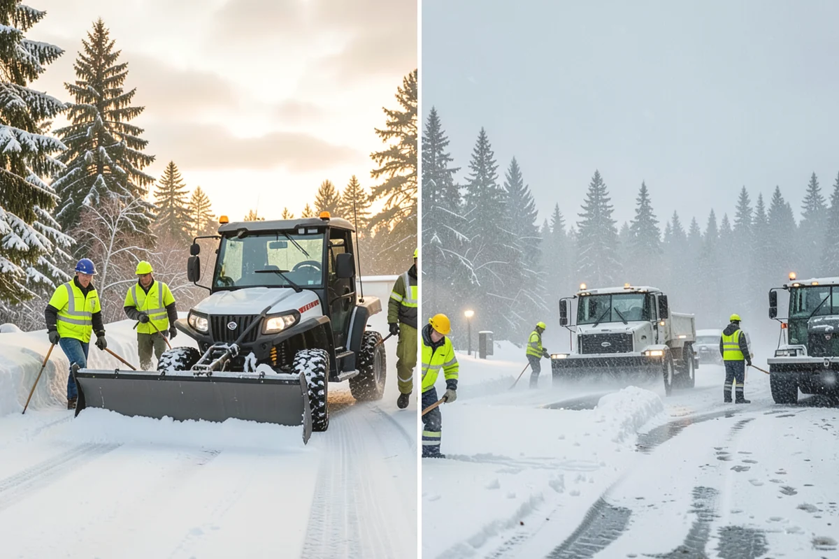 Condominium Sidewalk Clearing in Issaquah, King County, WA - Review association maps to identify all common-element walkways