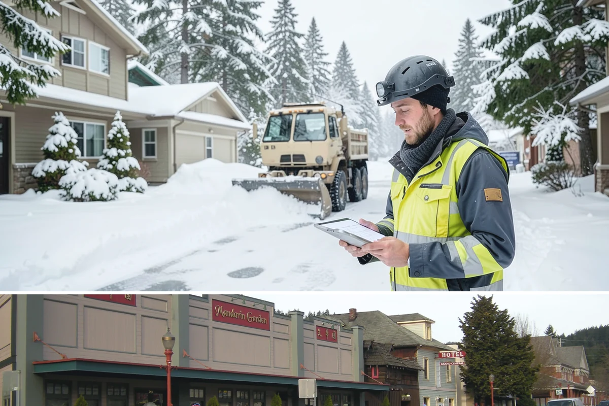 Condominium Sidewalk Clearing in Issaquah, King County, WA - Condo associations see the greatest need from late fall through February, when freezing rain and refreeze cycles glaze shared...