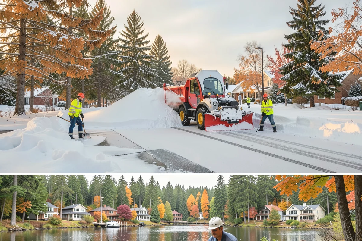 Condominium Sidewalk Clearing in La Conner, Skagit County, WA - Condo associations see the greatest need from late fall through February, when freezing rain and refreeze cycles glaze shared...