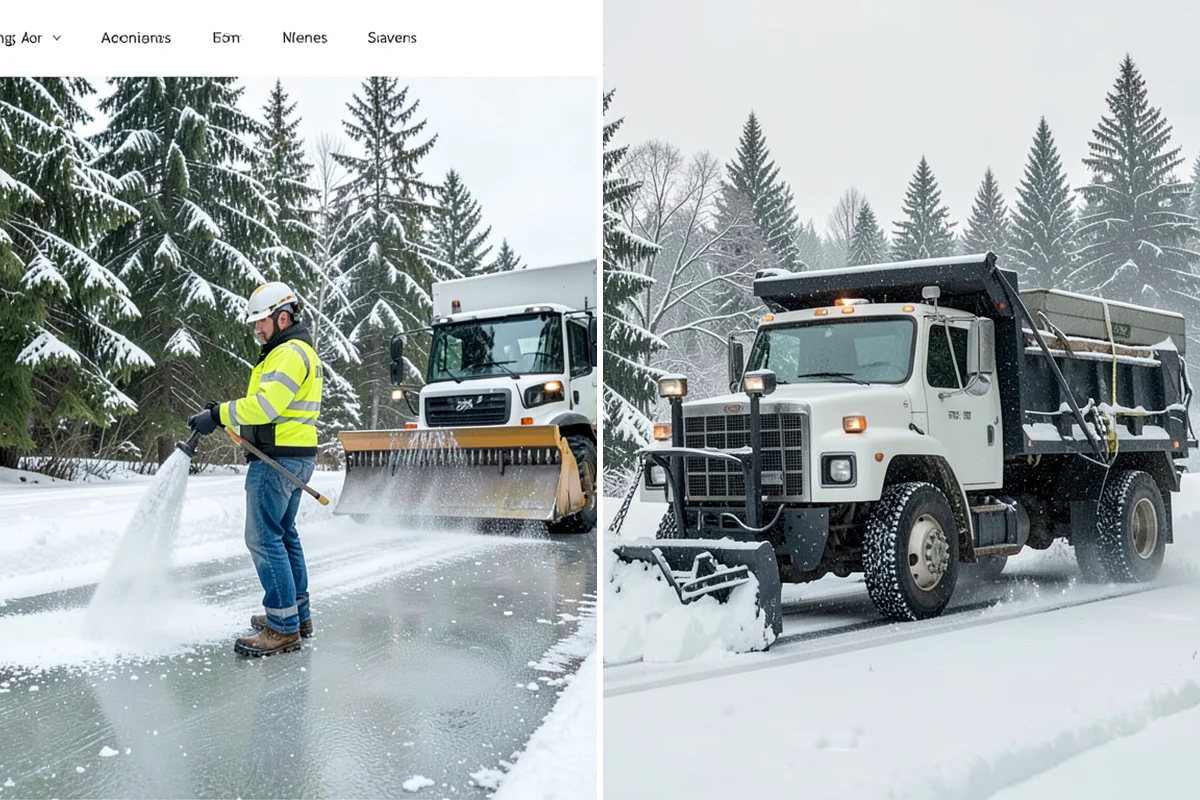 Condominium Sidewalk Clearing in Lake Forest Park, King County, WA - Review association maps to identify all common-element walkways