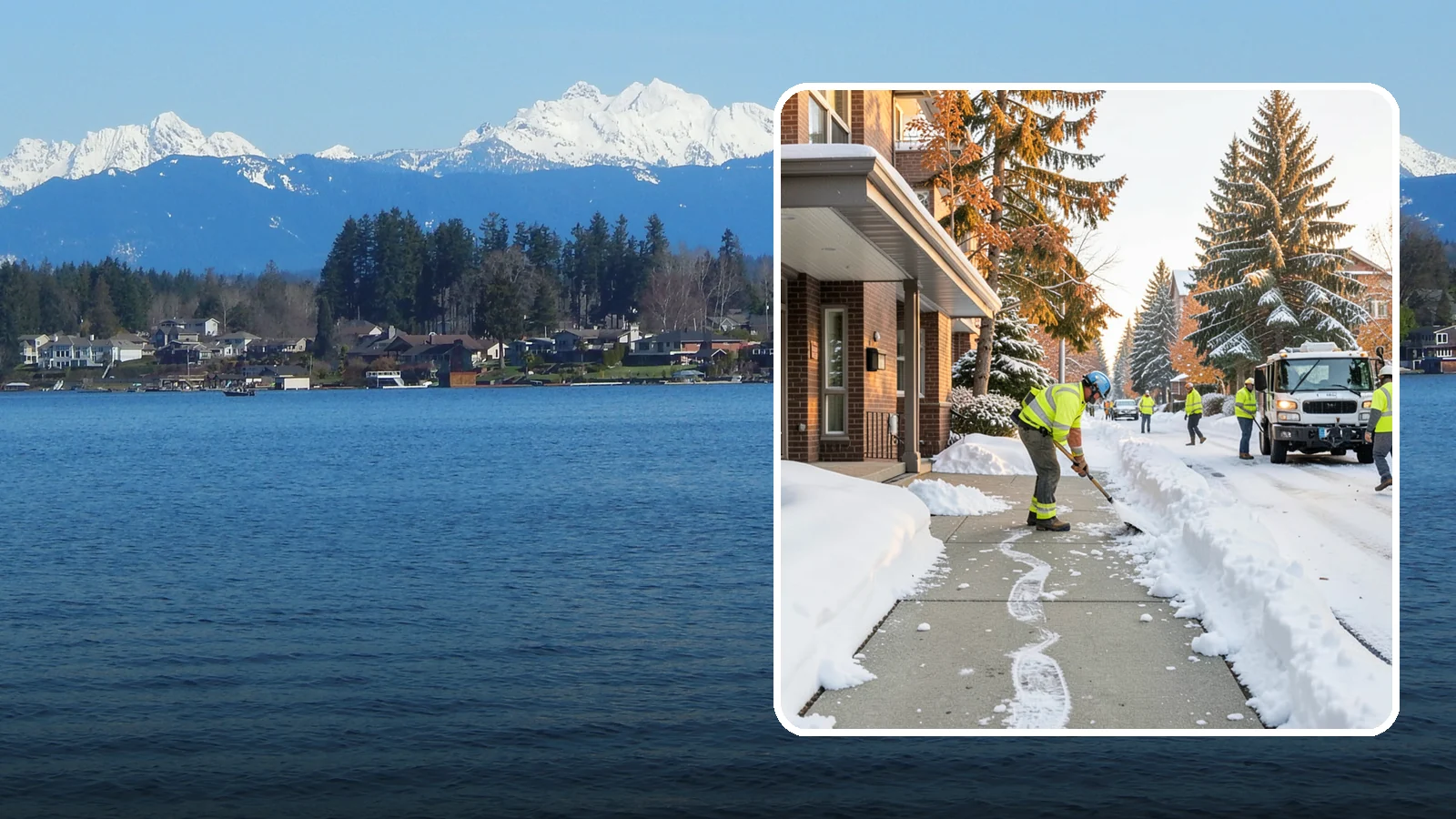 Condominium Sidewalk Clearing in Lake Stevens, Snohomish County, WA - Common-area walkway clearing for Western Washington condominium associations that keeps shared entries and connector paths safe...