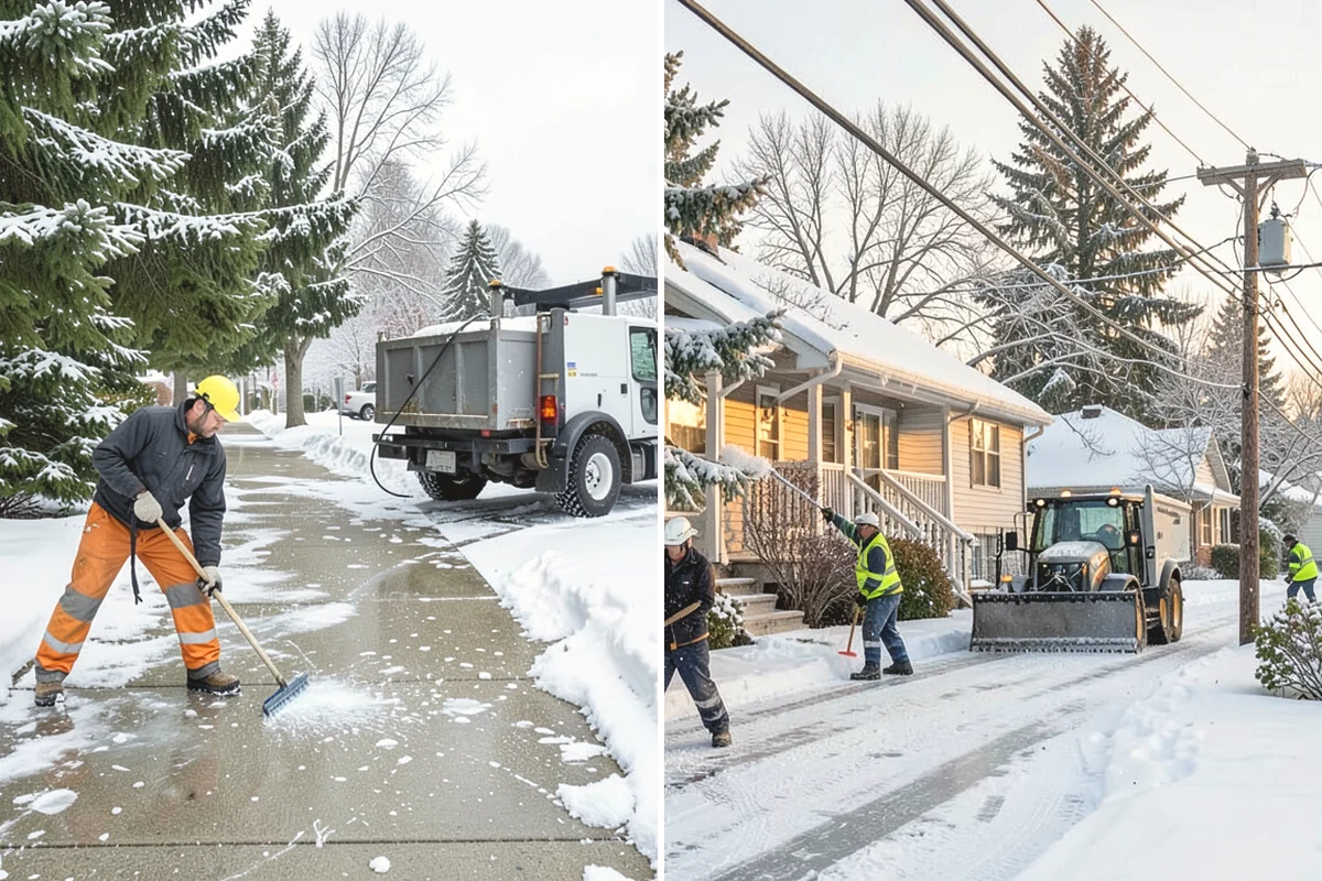 Condominium Sidewalk Clearing in Lake Stevens, Snohomish County, WA - Review association maps to identify all common-element walkways