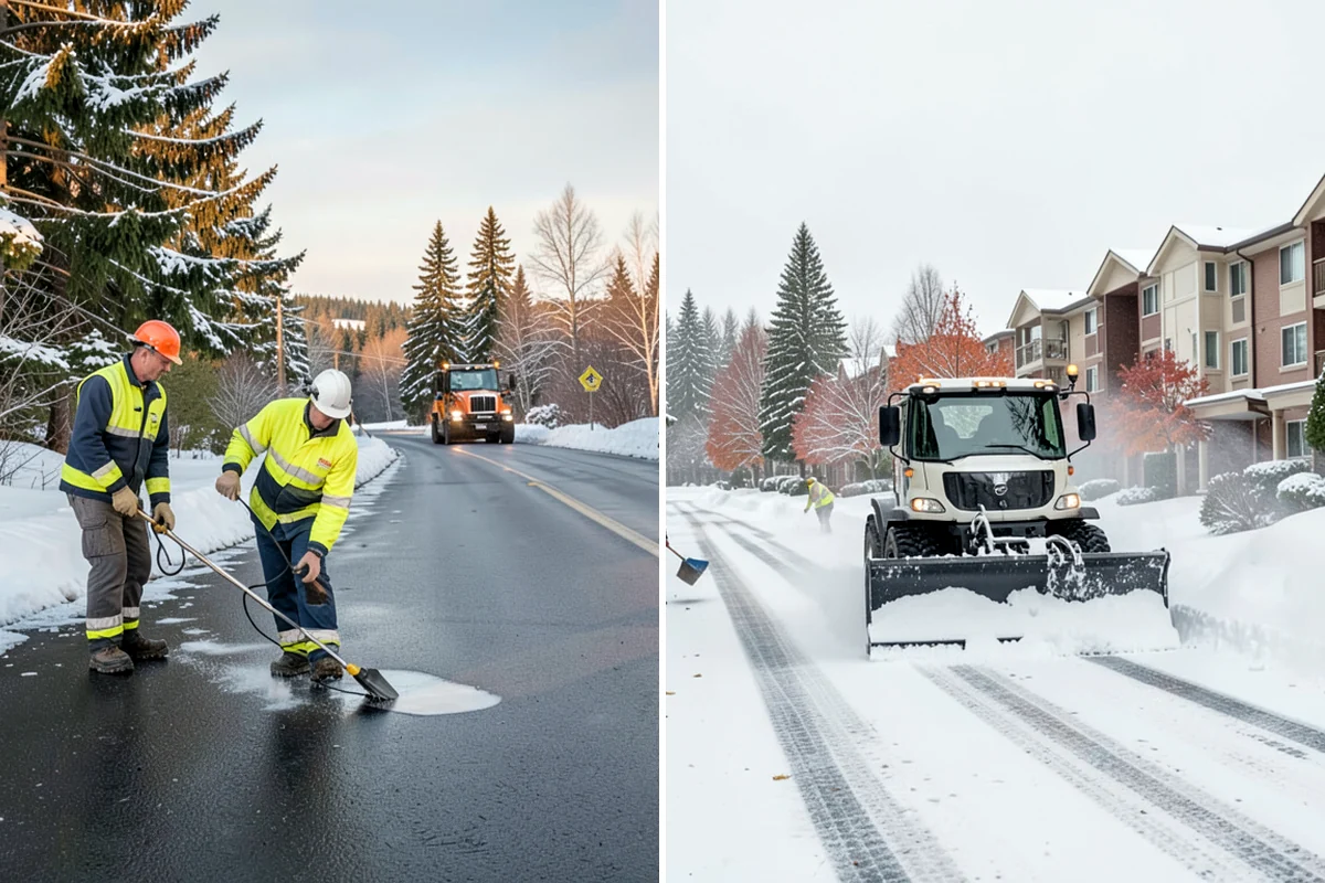 Condominium Sidewalk Clearing in Lakewood, Pierce County, WA - Review association maps to identify all common-element walkways