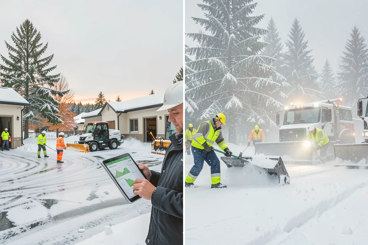 Condominium Sidewalk Clearing in Langley, Island County, WA - Review association maps to identify all common-element walkways