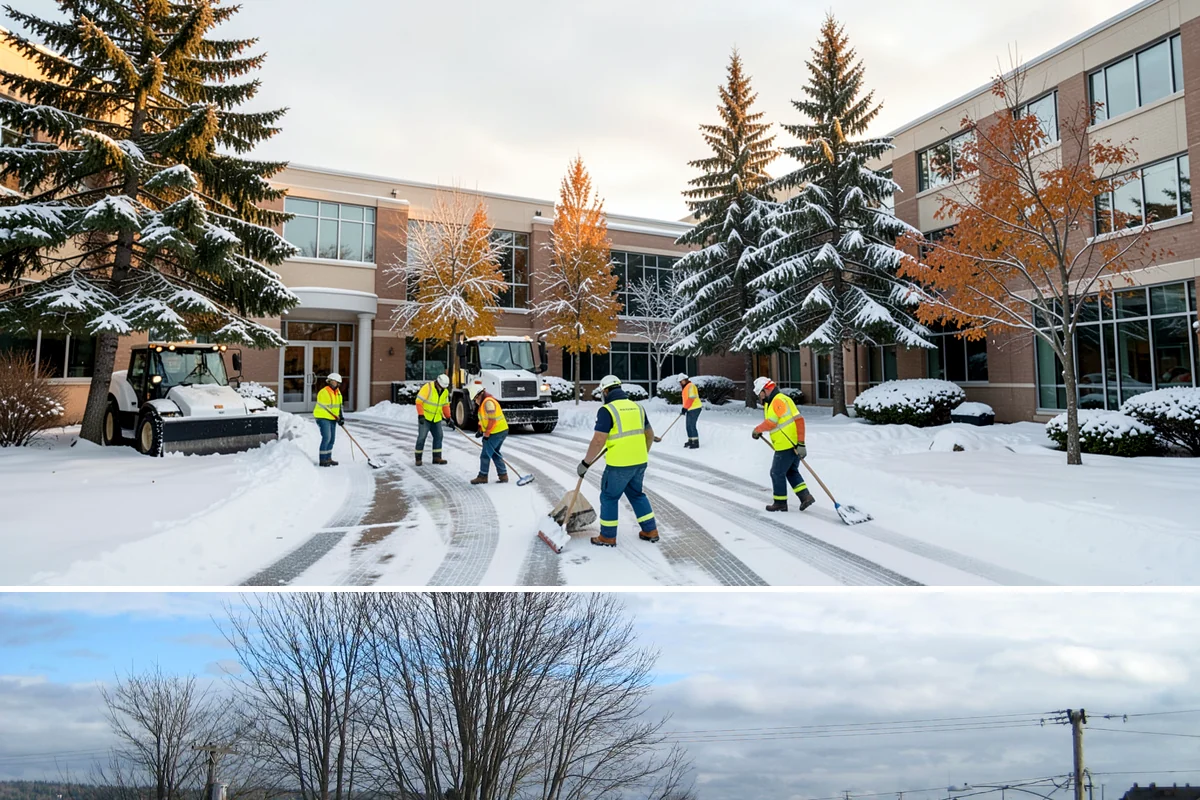 Condominium Sidewalk Clearing in Langley, Island County, WA - Condo associations see the greatest need from late fall through February, when freezing rain and refreeze cycles glaze shared...