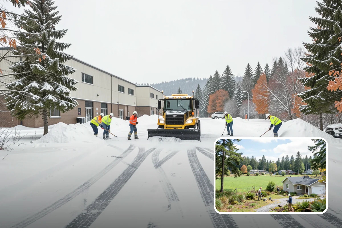 Condominium Sidewalk Clearing in Lyman, Skagit County, WA - Fulfills the board's common-area maintenance obligation cleanly