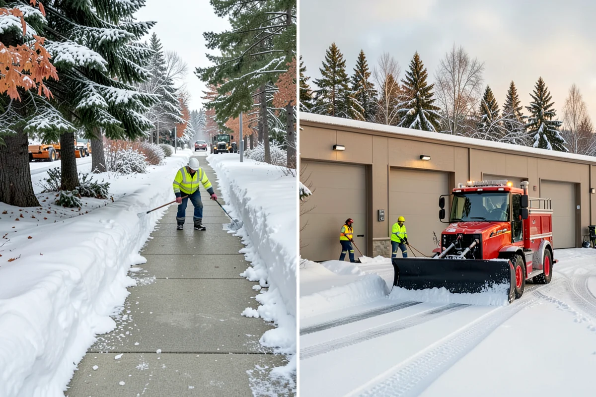 Condominium Sidewalk Clearing in Lyman, Skagit County, WA - Review association maps to identify all common-element walkways