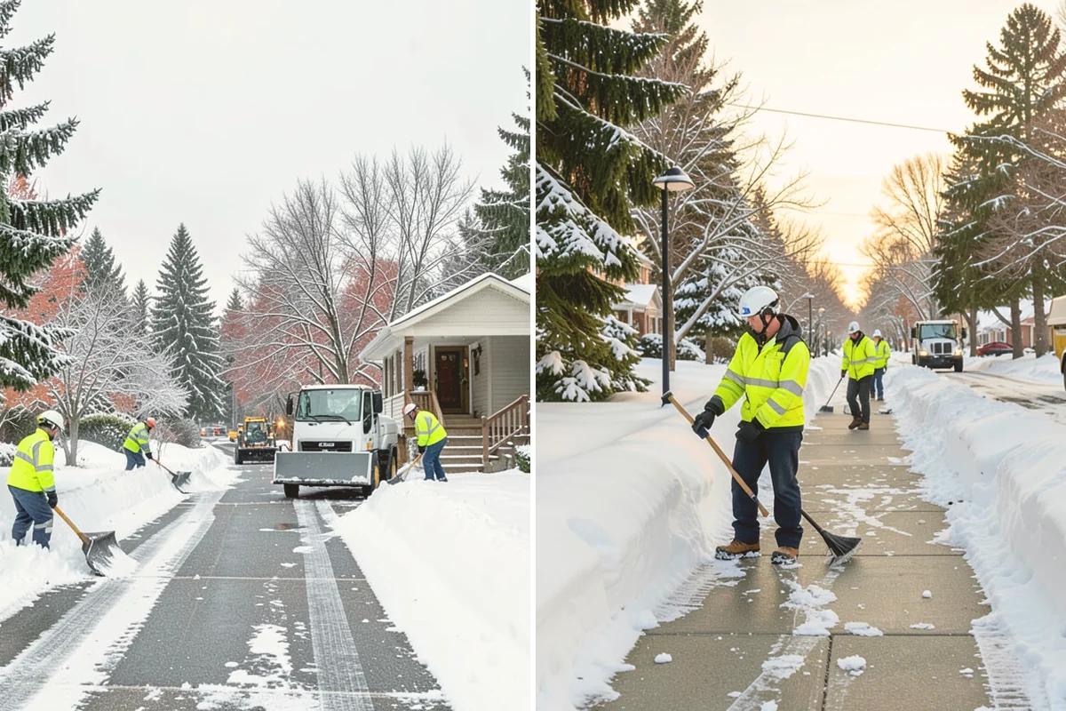 Condominium Sidewalk Clearing in Lynnwood, Snohomish County, WA - Review association maps to identify all common-element walkways