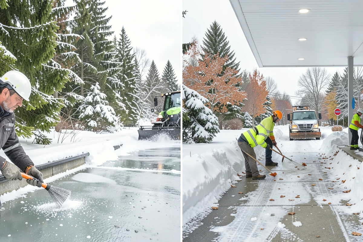 Condominium Sidewalk Clearing in Mercer Island, King County, WA - Review association maps to identify all common-element walkways