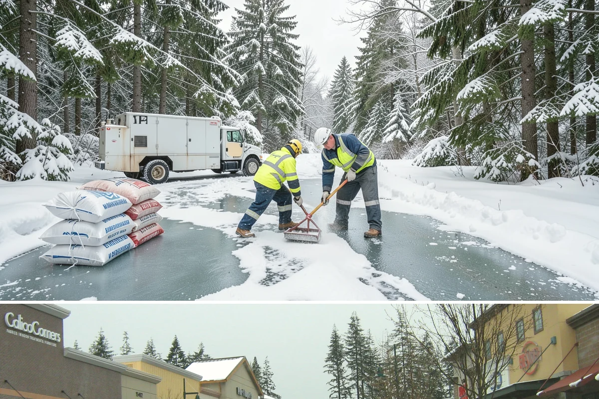 Condominium Sidewalk Clearing in Mill Creek, Snohomish County, WA - Condo associations see the greatest need from late fall through February, when freezing rain and refreeze cycles glaze shared...