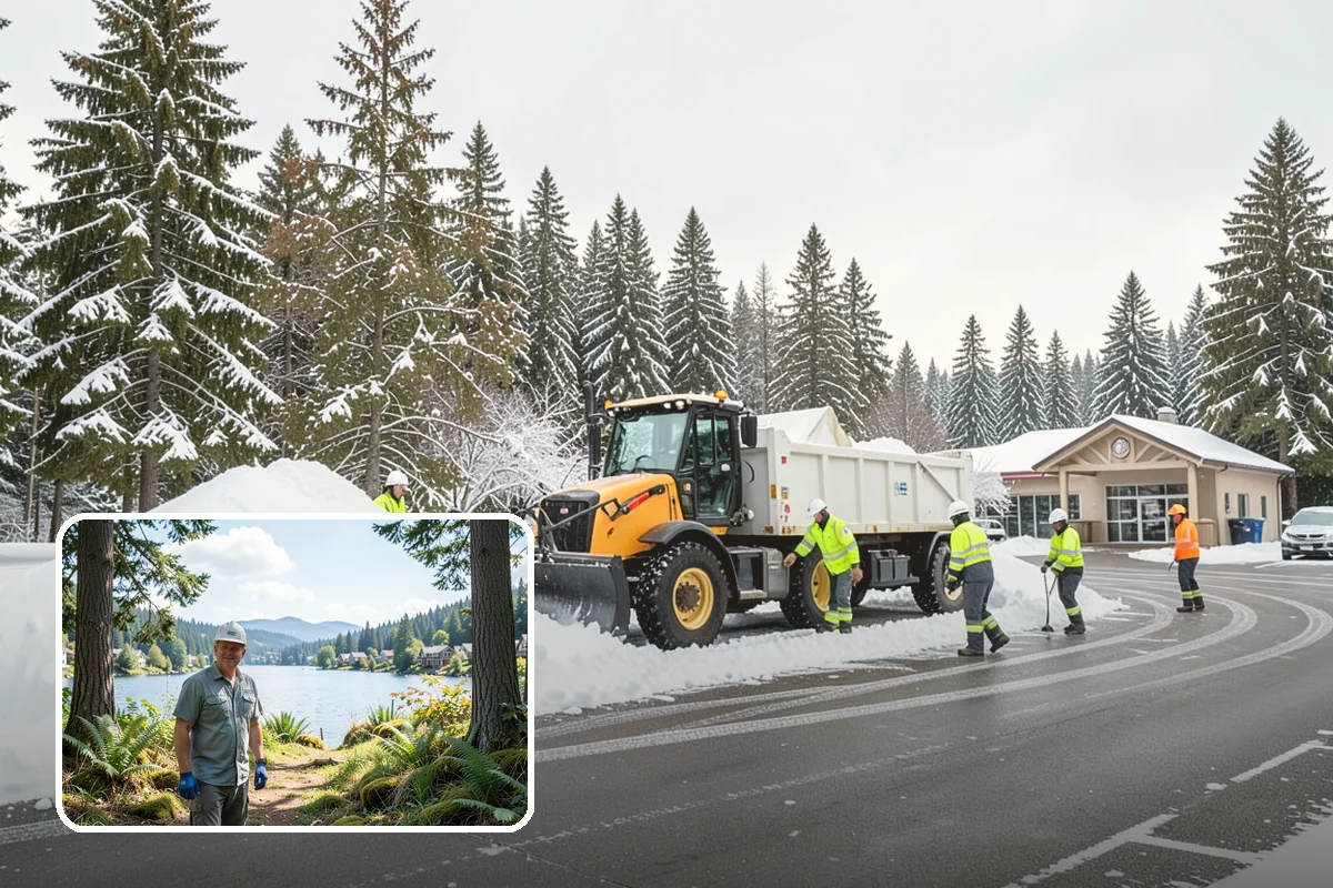 Condominium Sidewalk Clearing in Milton, King County, WA - Fulfills the board's common-area maintenance obligation cleanly