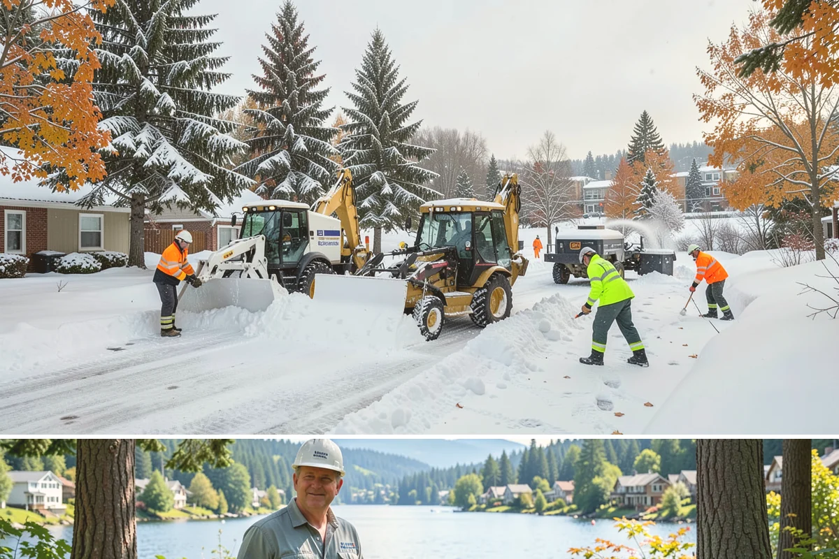 Condominium Sidewalk Clearing in Milton, King County, WA - Condo associations see the greatest need from late fall through February, when freezing rain and refreeze cycles glaze shared...
