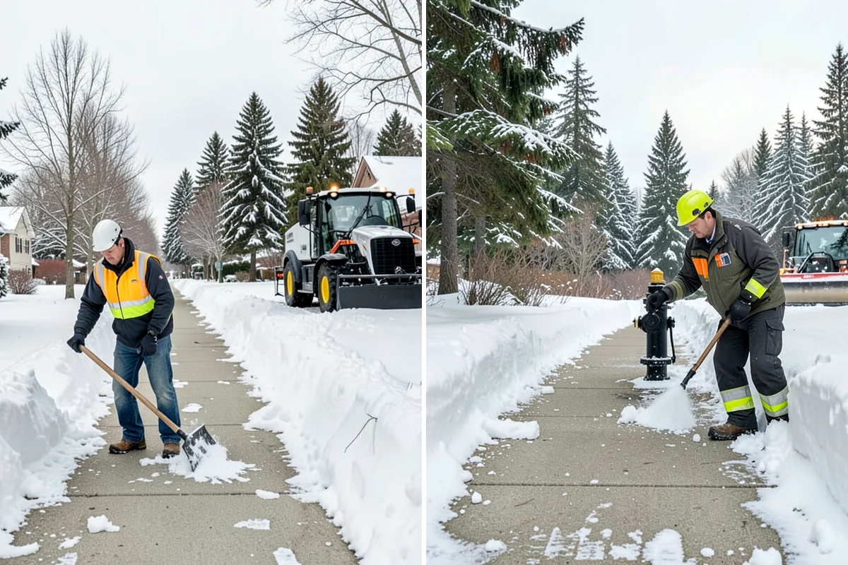 Condominium Sidewalk Clearing in Normandy Park, King County, WA - Review association maps to identify all common-element walkways