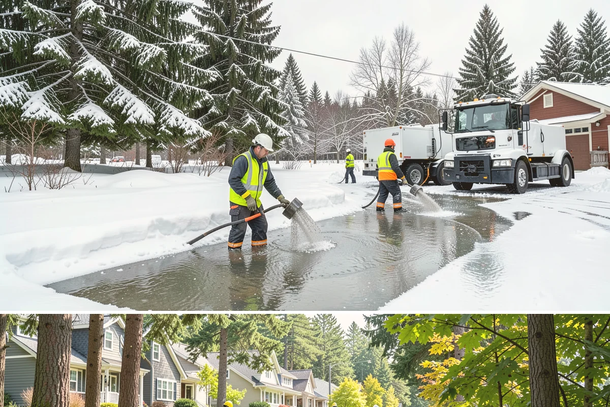 Condominium Sidewalk Clearing in Normandy Park, King County, WA - Condo associations see the greatest need from late fall through February, when freezing rain and refreeze cycles glaze shared...