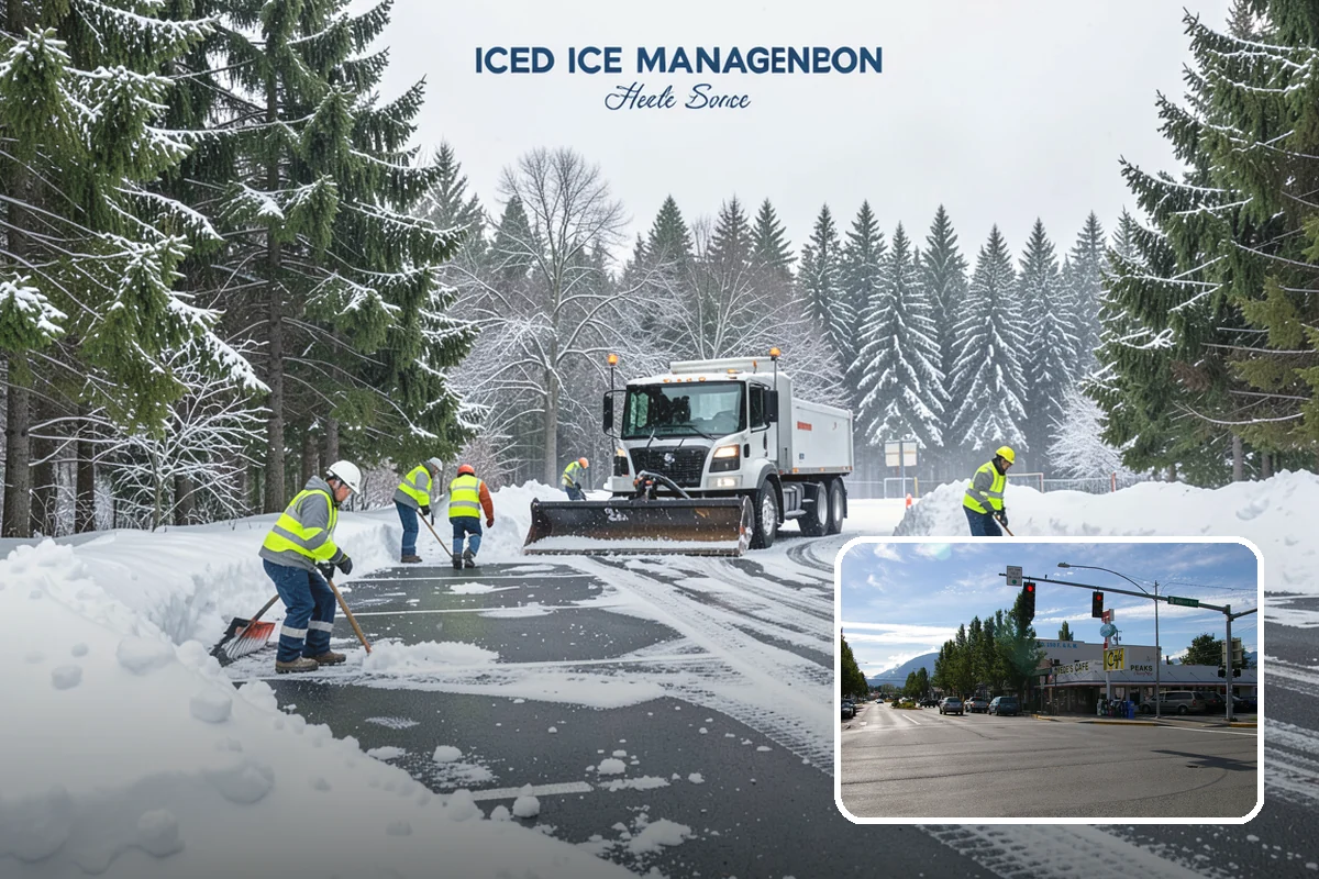Condominium Sidewalk Clearing in North Bend, King County, WA - Fulfills the board's common-area maintenance obligation cleanly