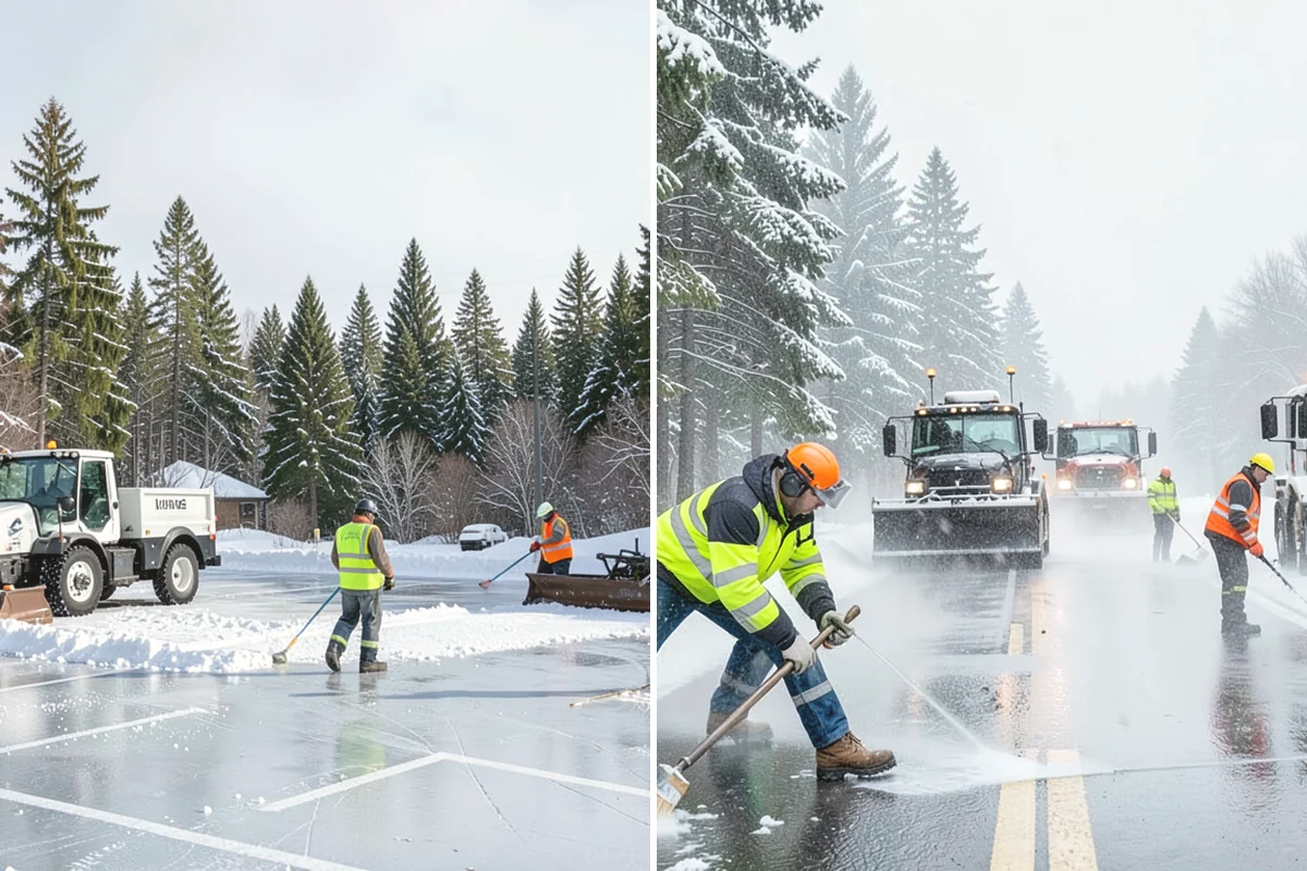 Condominium Sidewalk Clearing in North Bend, King County, WA - Review association maps to identify all common-element walkways