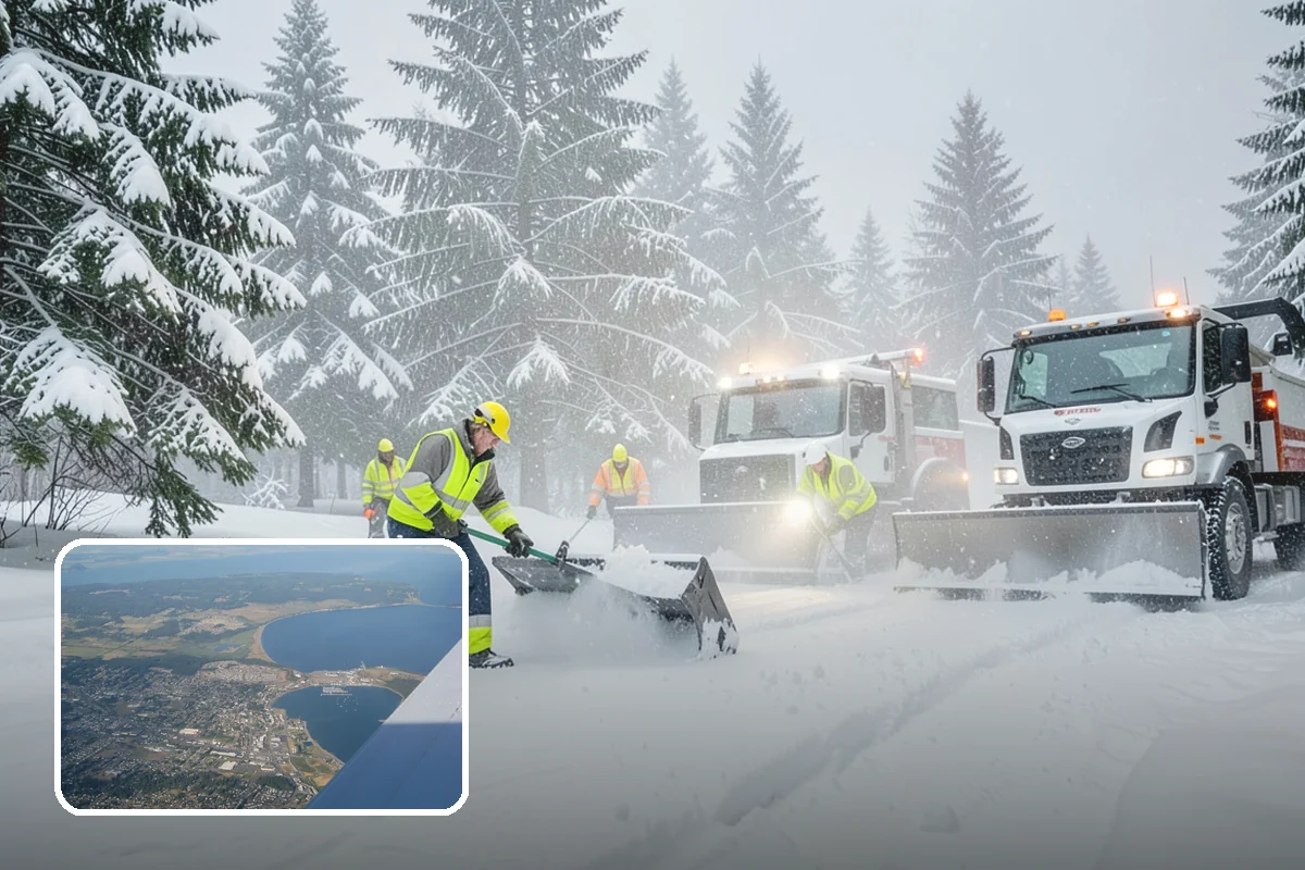 Condominium Sidewalk Clearing in Oak Harbor, Island County, WA - Fulfills the board's common-area maintenance obligation cleanly