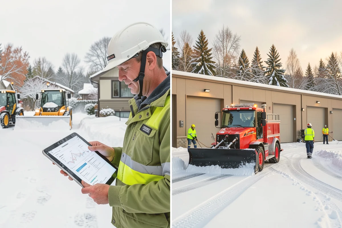 Condominium Sidewalk Clearing in Orting, Pierce County, WA - Review association maps to identify all common-element walkways