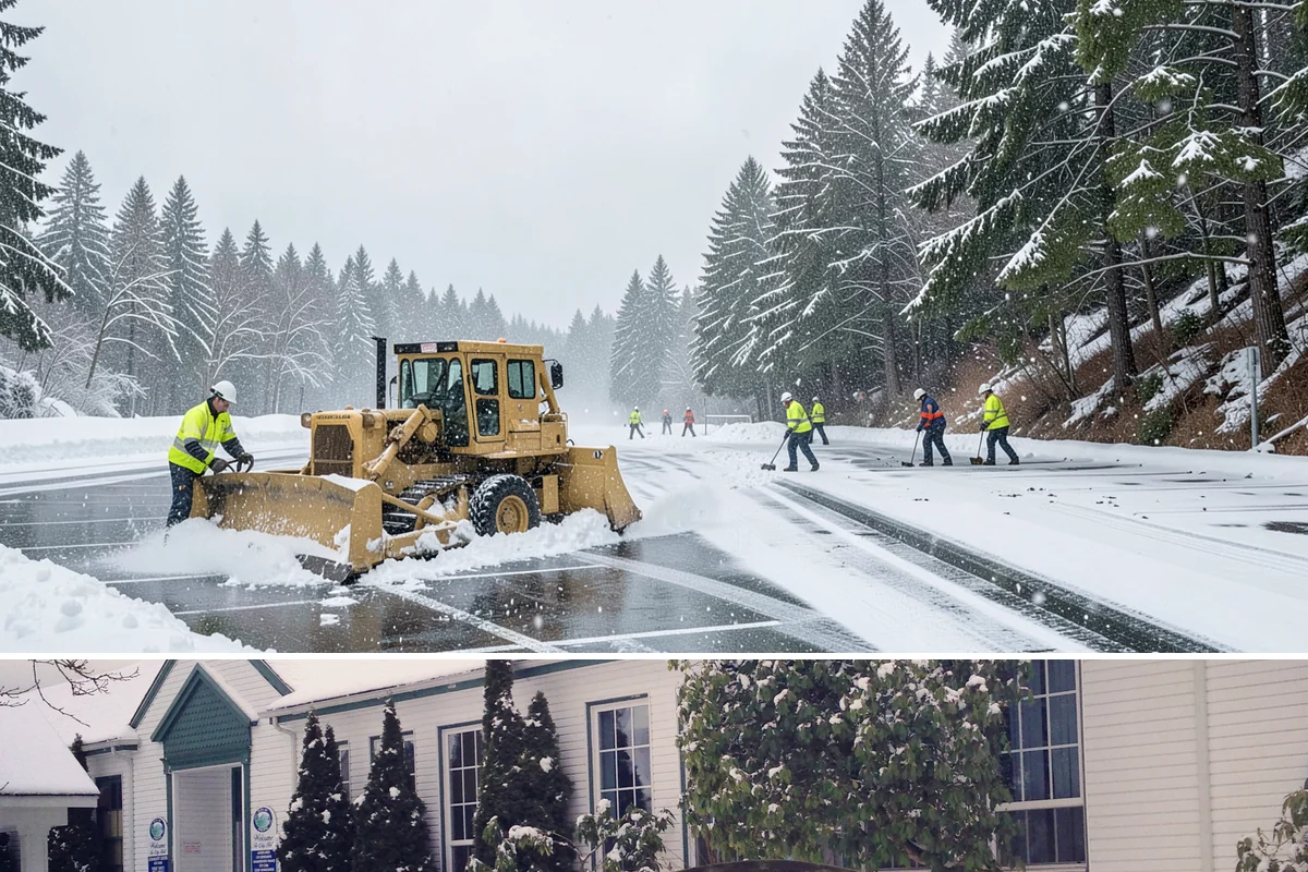 Condominium Sidewalk Clearing in Pacific, King County, WA - Condo associations see the greatest need from late fall through February, when freezing rain and refreeze cycles glaze shared...