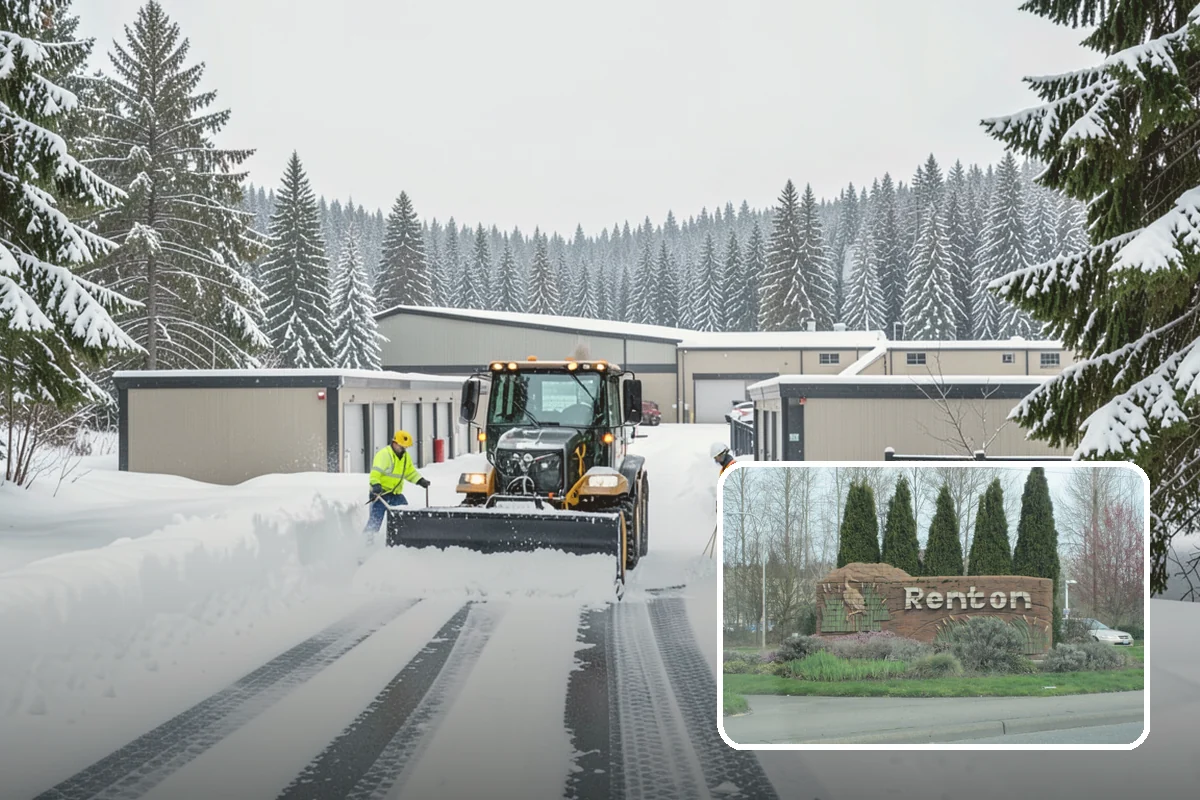 Condominium Sidewalk Clearing in Renton, King County, WA - Fulfills the board's common-area maintenance obligation cleanly